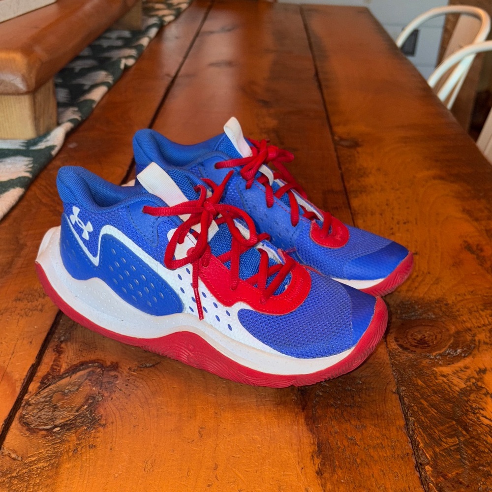 Under Armour Kids' Sneakers in Blue and Red